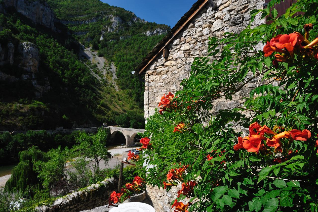 Hotel Des Bateliers La Malène Exteriér fotografie